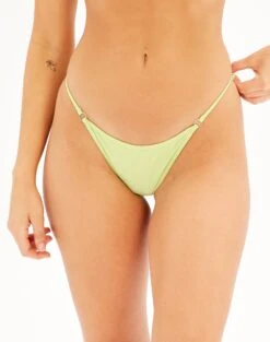 One Shoulder Swim One Piece -Everrastyle Shop aiden adjustable high cut bikini briefs lime splice front ga54030shm 1