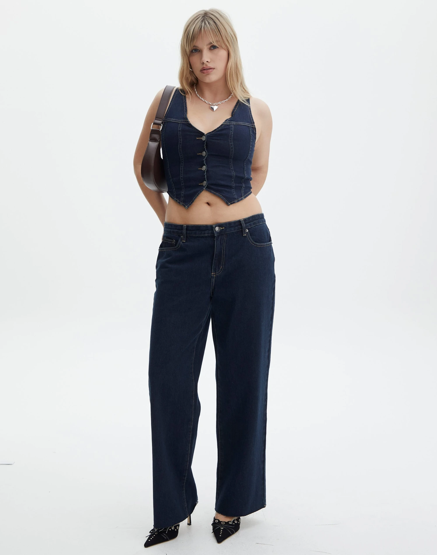 Mid Rise Denim Cargo Jean 19 Mid Rise Denim Cargo Jean - Image 17
