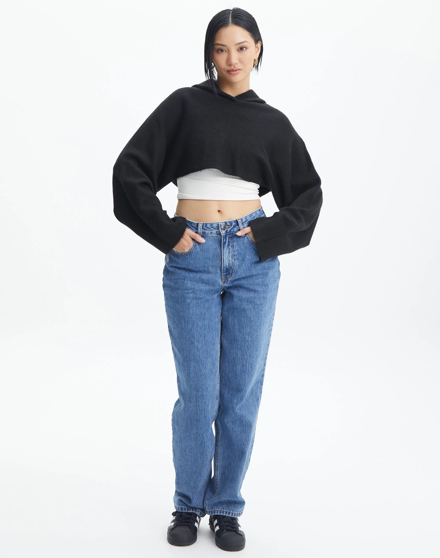 Hooded Cropped Knit 4 Hooded Cropped Knit - Image 2