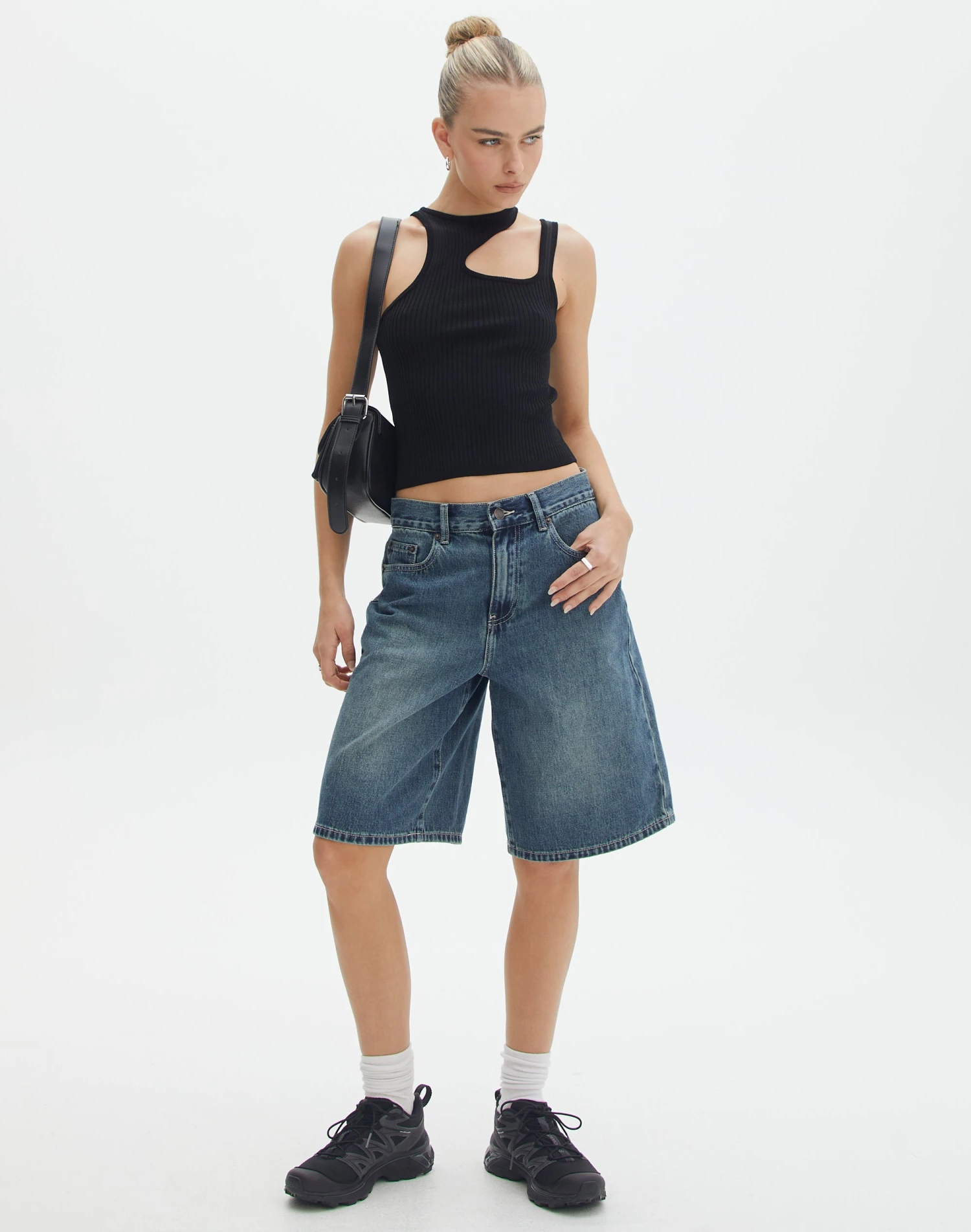 Cut Out Ribbed Tank Top 4 Cut Out Ribbed Tank Top - Image 2