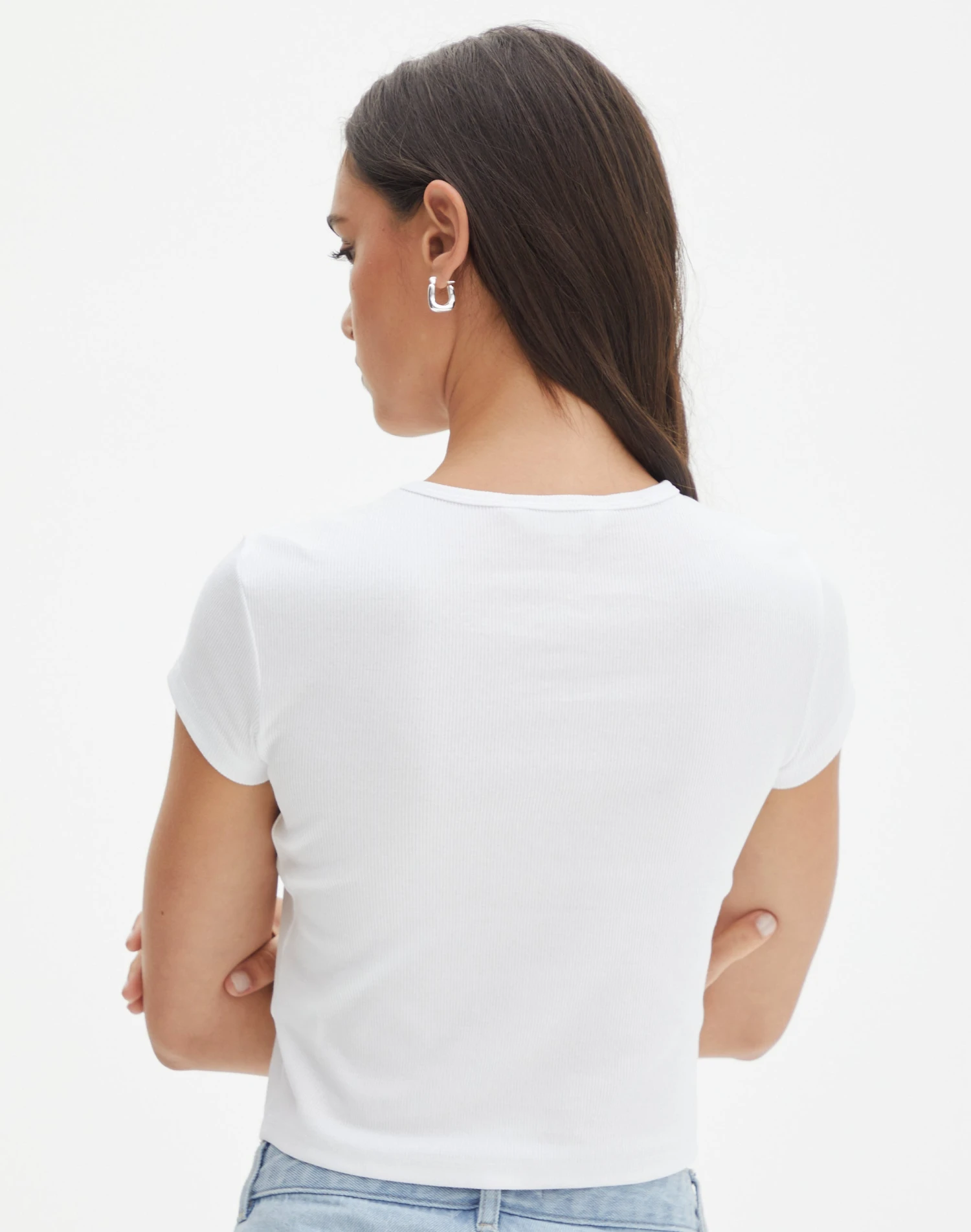 Ribbed Crew Neck Tee 16 Ribbed Crew Neck Tee - Image 14