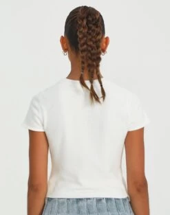 Cropped Cap Sleeve Knit Top 29 Cropped Cap Sleeve Knit Top -Everrastyle Shop aria cap sleeve knit top milk back ks106650sf