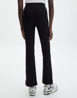 Mid Rise Split Flare Ponte Pant -Everrastyle Shop athena mid rise ponte pant black back pw72377pont