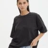 Oversized Baggy Tee -Everrastyle Shop austin oversized tee washed black front ts119520cot
