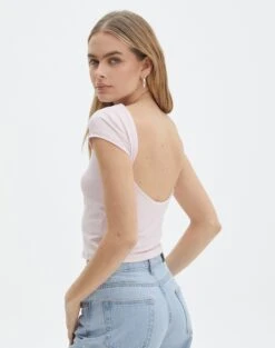 Wide Leg Pinstipe Tailored Pant -Everrastyle Shop bayley backless top baby doll front ts73693pch 1