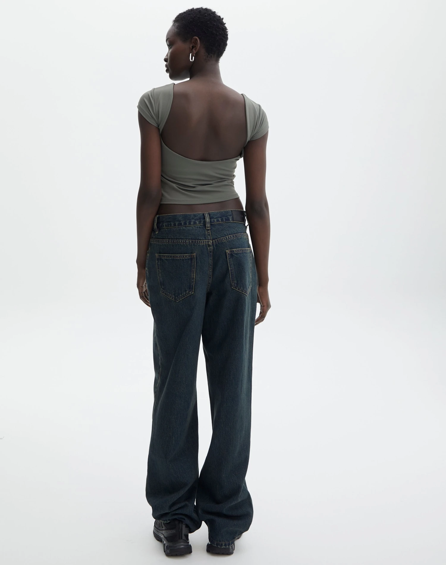 Supersoft Backless Short Sleeve Top 14 Supersoft Backless Short Sleeve Top - Image 12