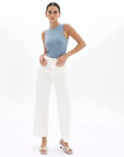 Wide Leg Cropped Jean -Everrastyle Shop beadie wide leg crop jean milk full jd41279fau