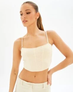 Long Sleeve Collared Knit 37 Long Sleeve Collared Knit -Everrastyle Shop bonnie knit top rice cake front kv55075knt