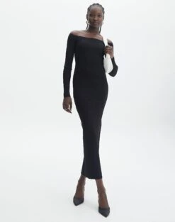 Everrastyle Shop 36 Everrastyle Shop -Everrastyle Shop boston bardot knit dress black full kd109828rib