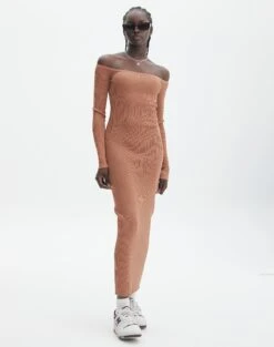 Supersoft Twist Cut Out Long Sleeve Mini Dress -Everrastyle Shop boston bardot knit dress slice of cake front kd109828rib