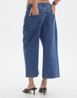 Wide Leg Denim Culottes 25 Wide Leg Denim Culottes -Everrastyle Shop carli long culottes suzy mid wash back jd136909rdnm