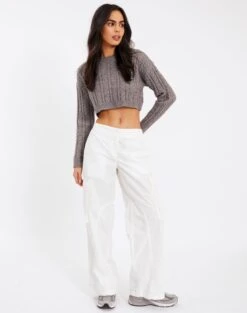 Low Rise Cotton Cargo Pant 19 Low Rise Cotton Cargo Pant -Everrastyle Shop carmody cargo pants milk full pw54095cot