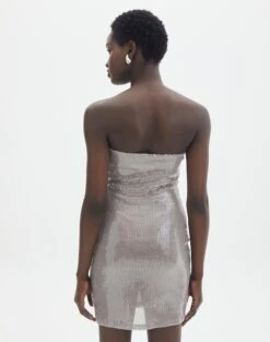 Strapless Mini Sequin Dress 25 Strapless Mini Sequin Dress -Everrastyle Shop chelsea mini sequin dress silver back ds141680sqn