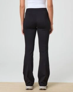 V Front Flare Ponte Pant -Everrastyle Shop christy v front ponte pant black back pw48072pont