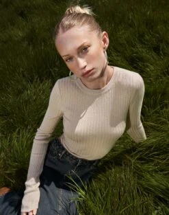 High Rise Pinstripe Flare Ponte Pant -Everrastyle Shop chutney crew neck what the shell front kl79026vn 1