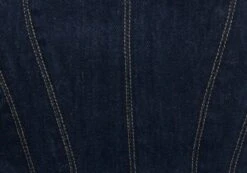 Tie Back Denim Square Neck Corset Bustier 30 Tie Back Denim Square Neck Corset Bustier -Everrastyle Shop co arizona denim corset last rodeo indigo imagefront bv102322rdnm