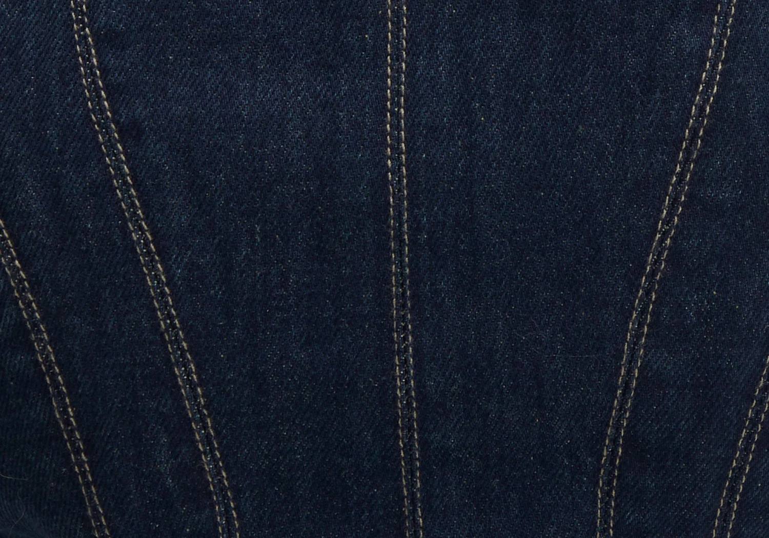 Tie Back Denim Square Neck Corset Bustier 11 Tie Back Denim Square Neck Corset Bustier - Image 9