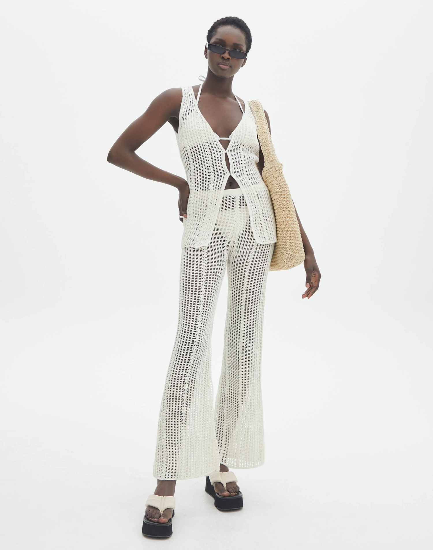 Multi Rib Knit Long Sleeve Shrug 16 Multi Rib Knit Long Sleeve Shrug - Image 14