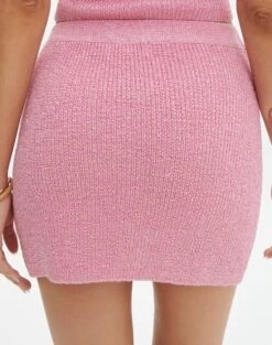 Shimmer Knit Mini Skirt -Everrastyle Shop co fabulosa knit mini gimme guava back ss143219met