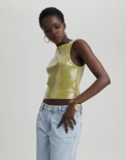 Sequin Mini Skirt 33 Sequin Mini Skirt -Everrastyle Shop co ken sequin top wassa bae front tv140207sqn 1