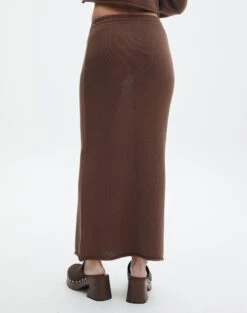 Tie Waist Knit Maxi Skirt 34 Tie Waist Knit Maxi Skirt -Everrastyle Shop co lardee knit tie waist maxi deep umber back sl47099knt
