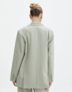 Oversized Blazer -Everrastyle Shop co loretta oversized blazer jacket suit mist back jw51337zhe