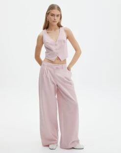 Tailored V Neck Vest -Everrastyle Shop co loretta waistcoat baby suit full bv65137pln