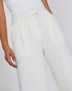 High Waist Relaxed Tailored Pant -Everrastyle Shop co marly wide leg pant bad to the bone imageback pw71767pln