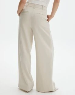 High Waist Relaxed Tailored Pant -Everrastyle Shop co marly wide leg pant oh natural back pw71767pln