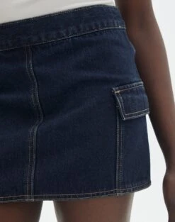 Cargo Denim Mini Skirt 26 Cargo Denim Mini Skirt -Everrastyle Shop co max utility denim skirt last rodeo indigo imageback ss134734rdnm