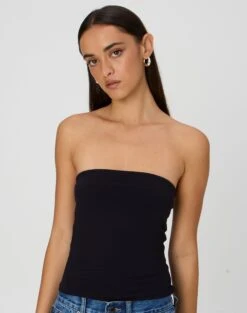 Supersoft Long Line Boobtube -Everrastyle Shop co minka boob tube black imageback tv121046pch