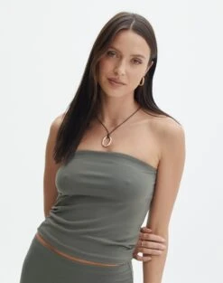 Supersoft Long Line Boobtube -Everrastyle Shop co minka boob tube cypress front tv121046pch