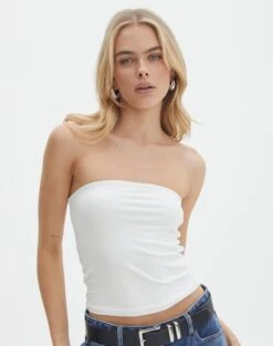 Supersoft Long Line Boobtube -Everrastyle Shop co minka boob tube milk front tv121046pch