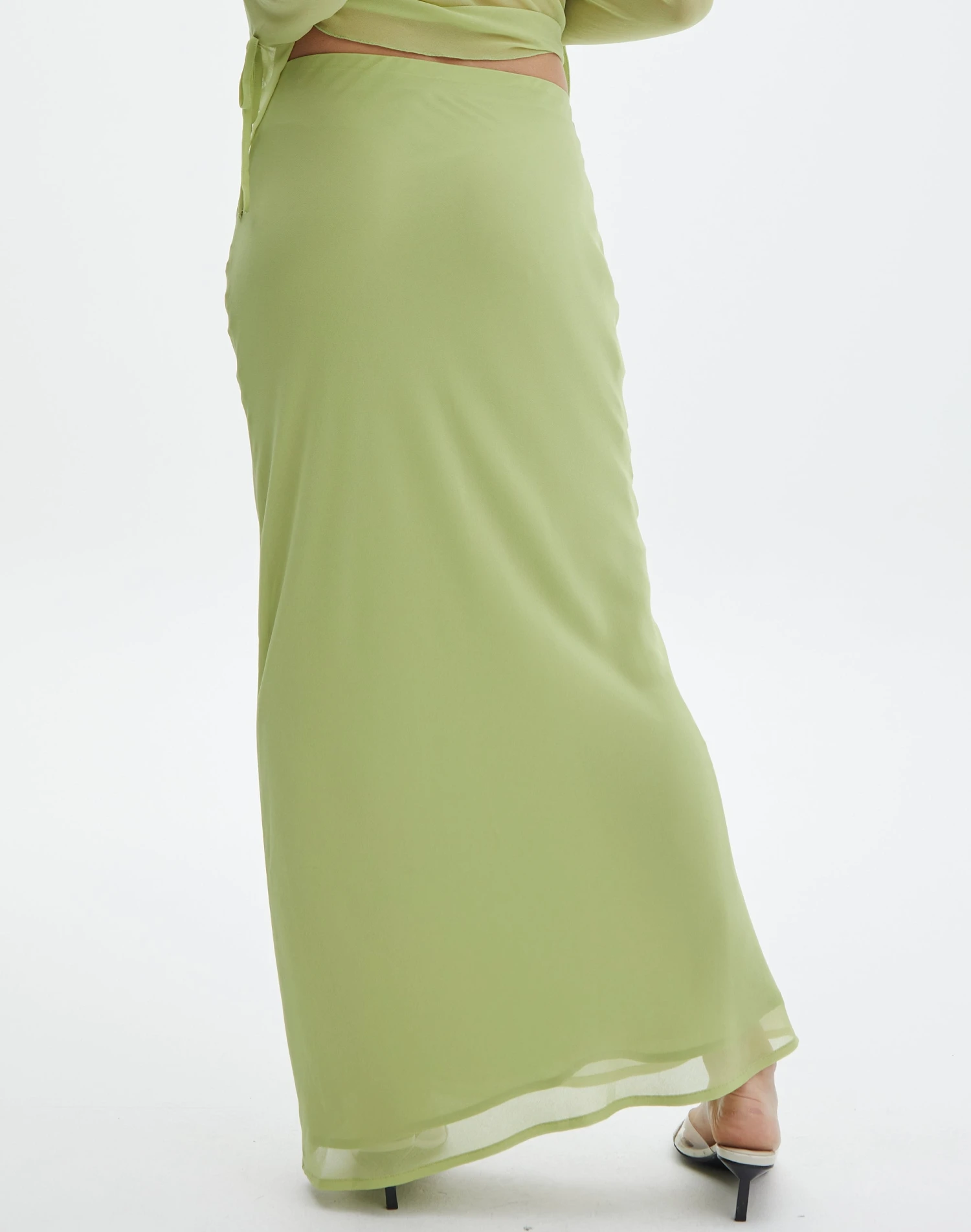 Low Rise Maxi Slip Skirt 5 Low Rise Maxi Slip Skirt - Image 3