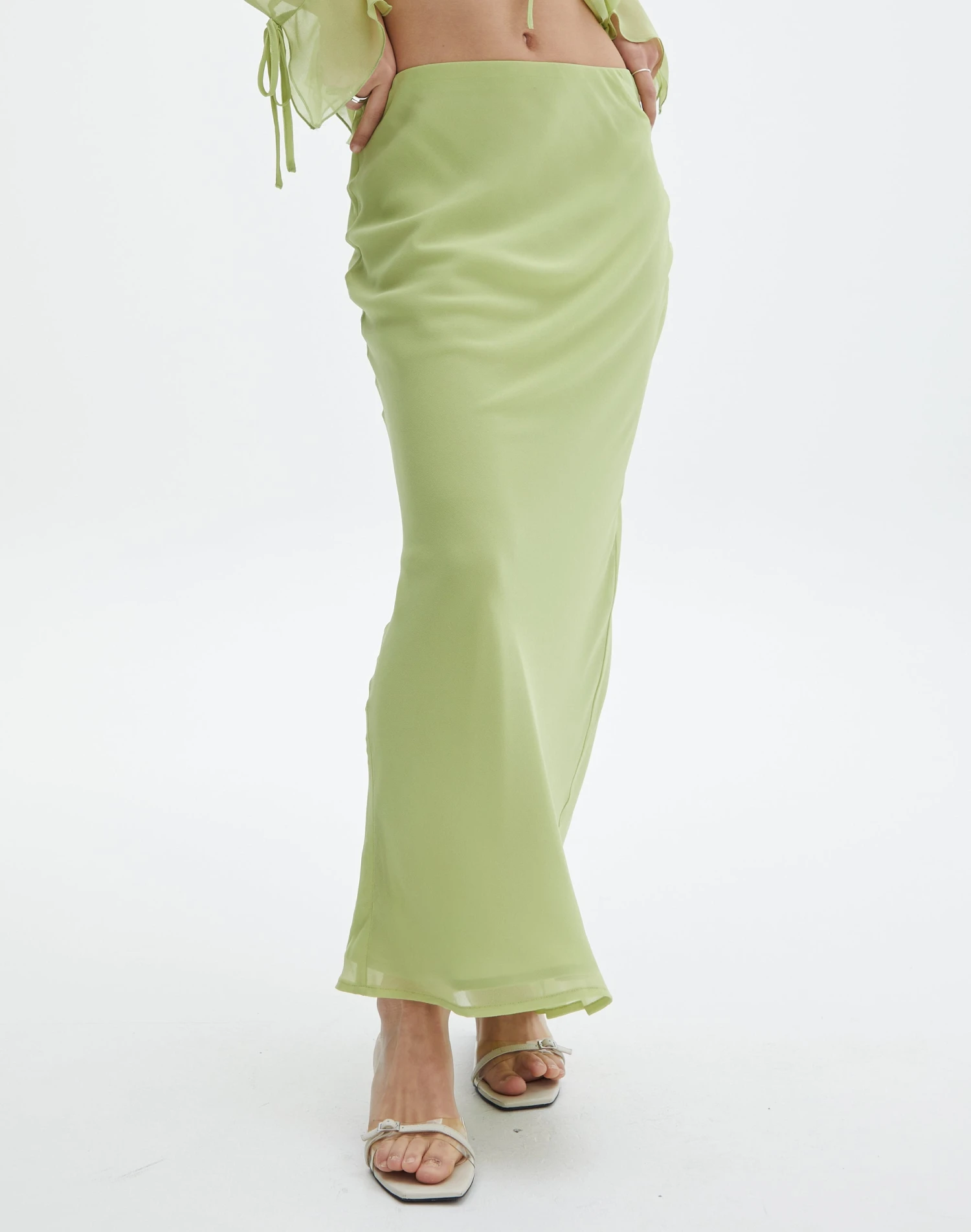 Low Rise Maxi Slip Skirt 4 Low Rise Maxi Slip Skirt - Image 2