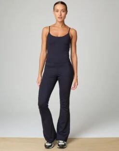 Faux Leather Low Rise Pant 40 Faux Leather Low Rise Pant -Everrastyle Shop co simone butter soft flare black front pw119603but