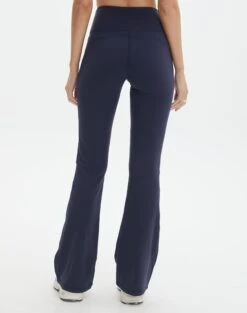 Form Fit Flare Yoga Pant -Everrastyle Shop co simone butter soft flare navy blazer back pw119603but