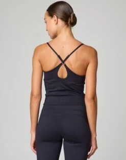 Form Fit Tank Top -Everrastyle Shop co simone cross back active tank black back tv129235but