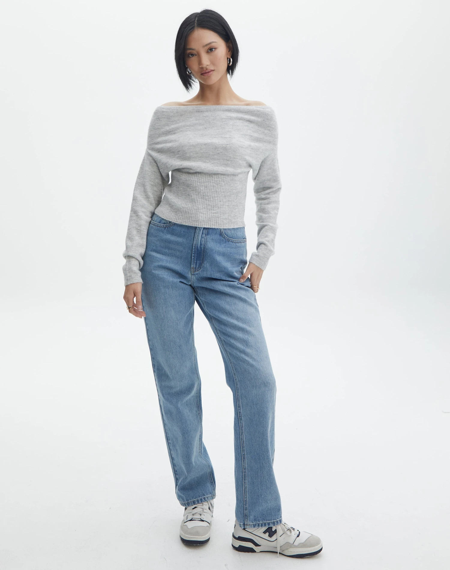 Off The Shoulder Bardot Knit Top 9 Off The Shoulder Bardot Knit Top - Image 7