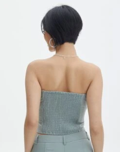 Strapless Stitch Detail Top -Everrastyle Shop co waverly boob tube top its a big dill back bv78094gry