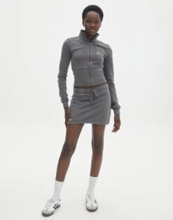 Zip Through Sweat Jumper -Everrastyle Shop co zephy zip through sweat 98 new york washed black full tc122627cot