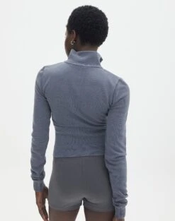 Zip Through Sweat Jumper -Everrastyle Shop co zephy zip through sweat 98 new york washed navy back tc122627cot