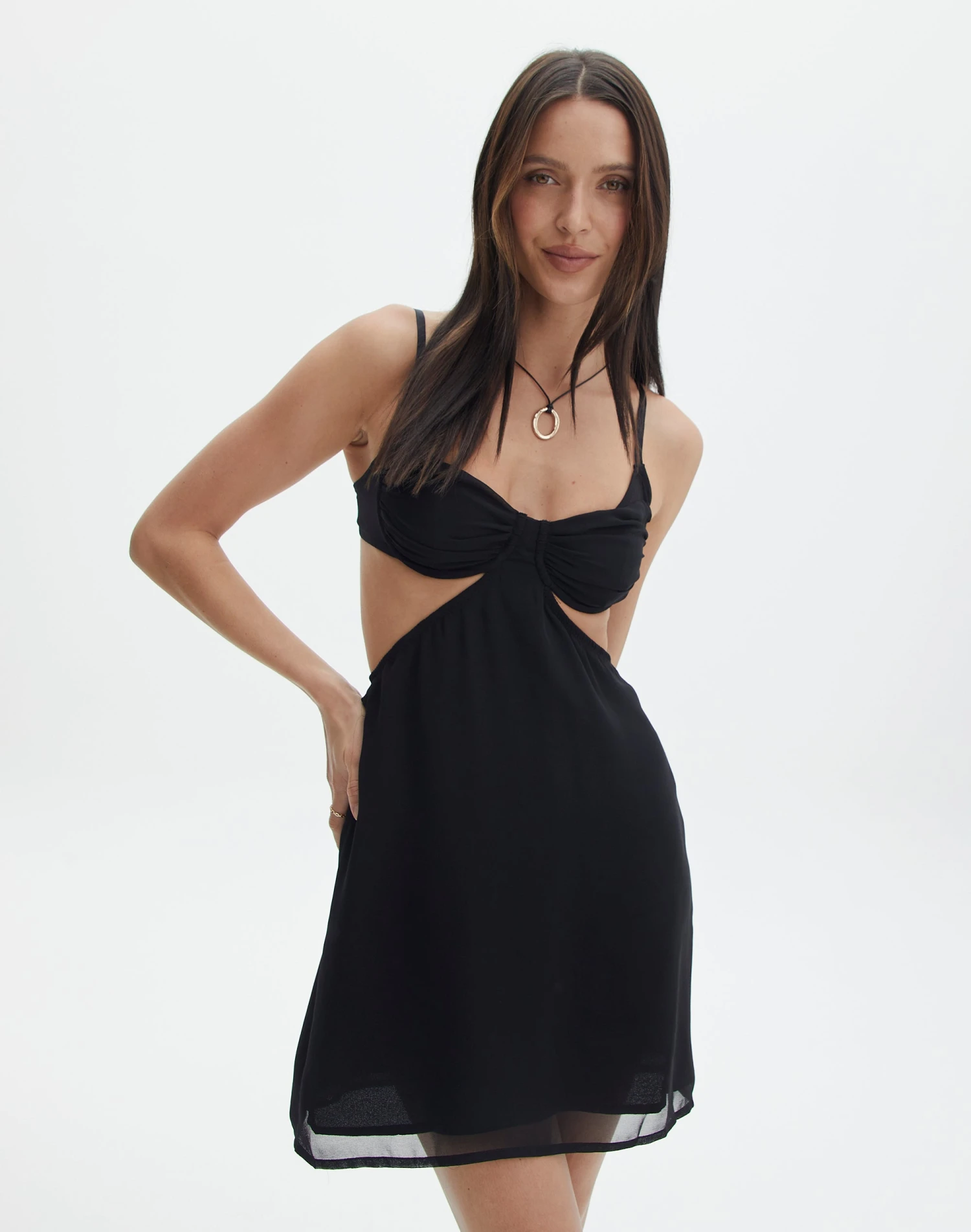 Cupped Cut Out Mini Dress 5 Cupped Cut Out Mini Dress - Image 3