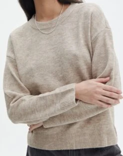 Oversized Knit Jumper -Everrastyle Shop cosmo classic crew jumper on the rocks imageback kl78937rpol
