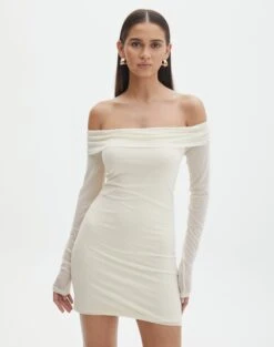 Off The Shoulder Mini Dress -Everrastyle Shop dinka off shoulder mini bad to the bone front ds138653msh