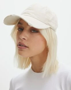 Oversized Baggy Tee -Everrastyle Shop distressed embroided cap flour power front ha107864cot