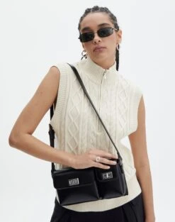 Sheer Ladder Knit Button Up Top 37 Sheer Ladder Knit Button Up Top -Everrastyle Shop fay cable quater zip bad to the bone front kv123914cot 1