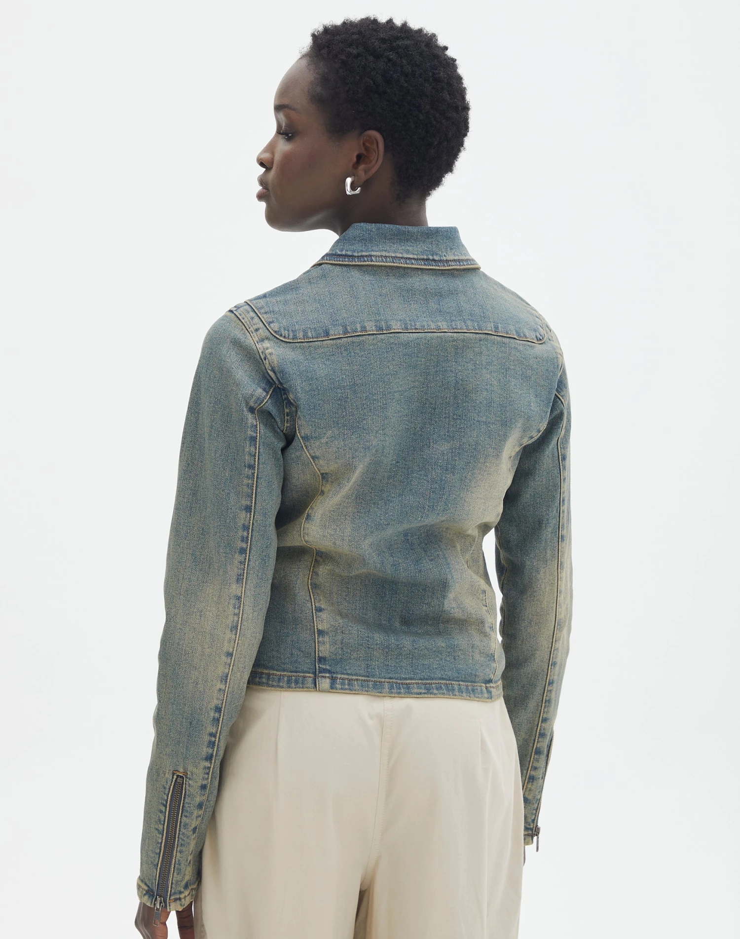 Ringspun Fitted Denim Jacket 5 Ringspun Fitted Denim Jacket - Image 3