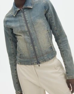 Ringspun Fitted Denim Jacket 24 Ringspun Fitted Denim Jacket -Everrastyle Shop fia fitted jacket ethal ringspun imageback jw124540spu