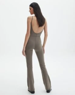 Active Supersoft Backless Longline Unitard -Everrastyle Shop filly flare jumpsuit susan soil back sw119661ss